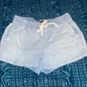 GAP Blue Jean Shorts Relaxed Fit Elastic Waistband
